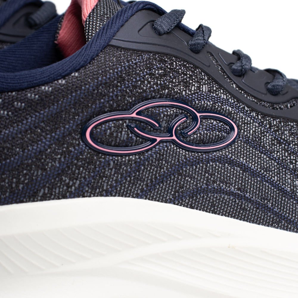 Tênis Feminino Olympikus Venus 3 338 Evasense Marinho/Rosa Azul 6
