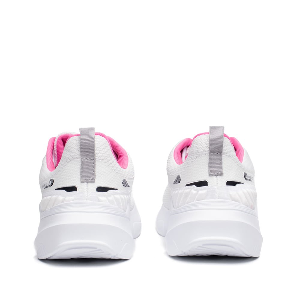 Tênis Feminino Fila Progress Lite Mesh Branco/Rosa Branco 3