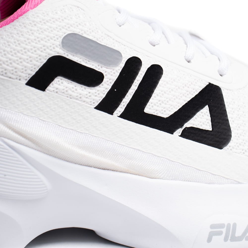 Tênis Feminino Fila Progress Lite Mesh Branco/Rosa Branco 6