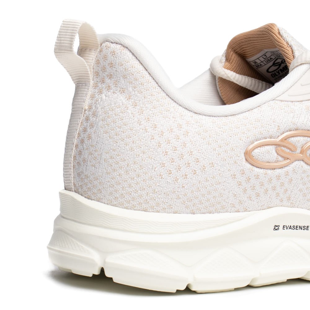 Tênis Feminino Olympikus Citrus 2 258 EVA Off White/Bege Branco 7