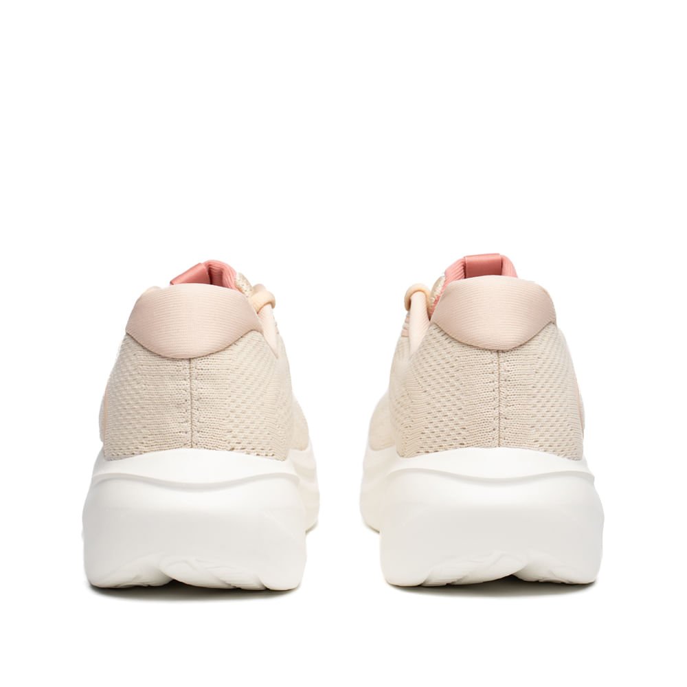 Tênis Feminino Olympikus Rush Hypersox Eleva+ Bege/Salmão Salmão 3