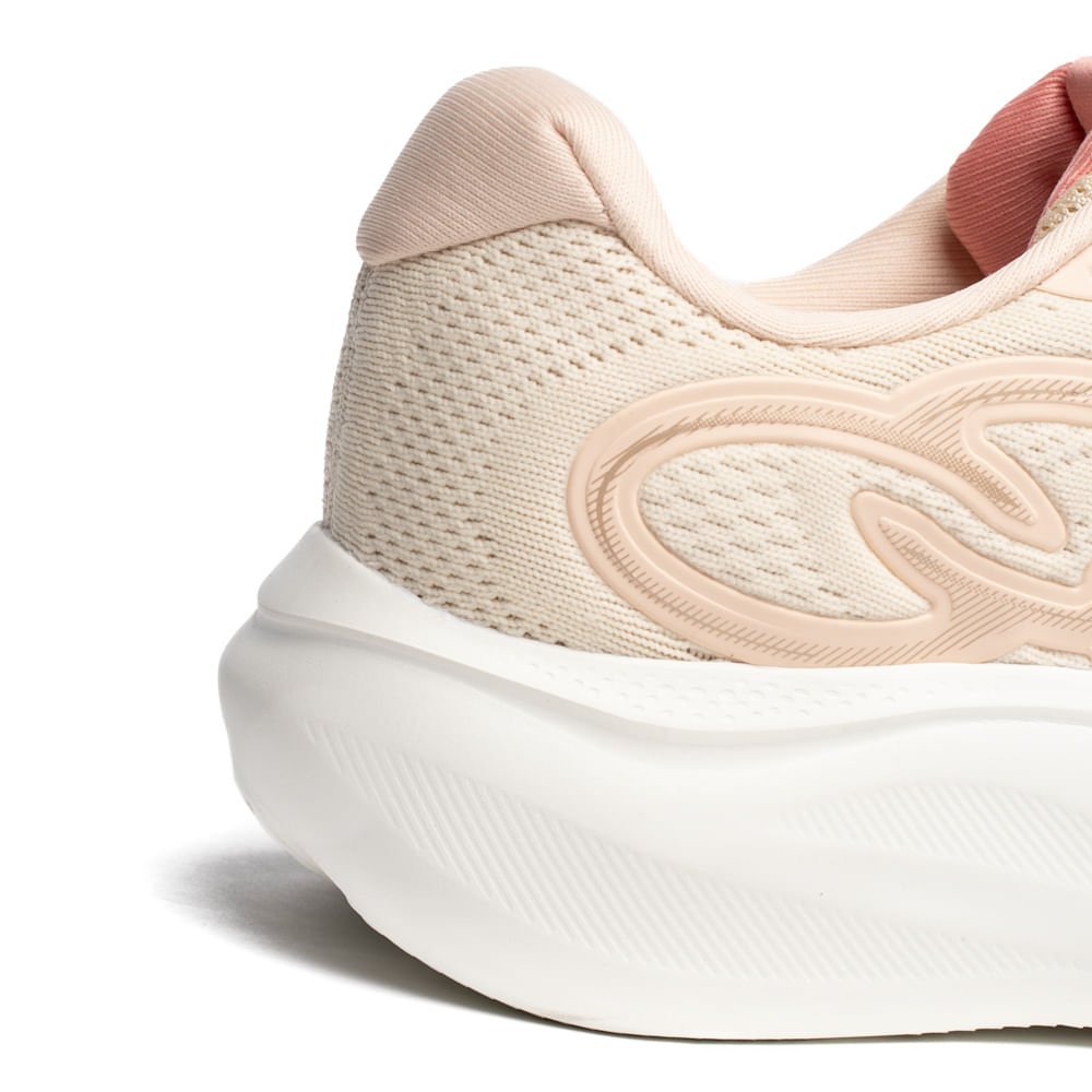 Tênis Feminino Olympikus Rush Hypersox Eleva+ Bege/Salmão Salmão 7