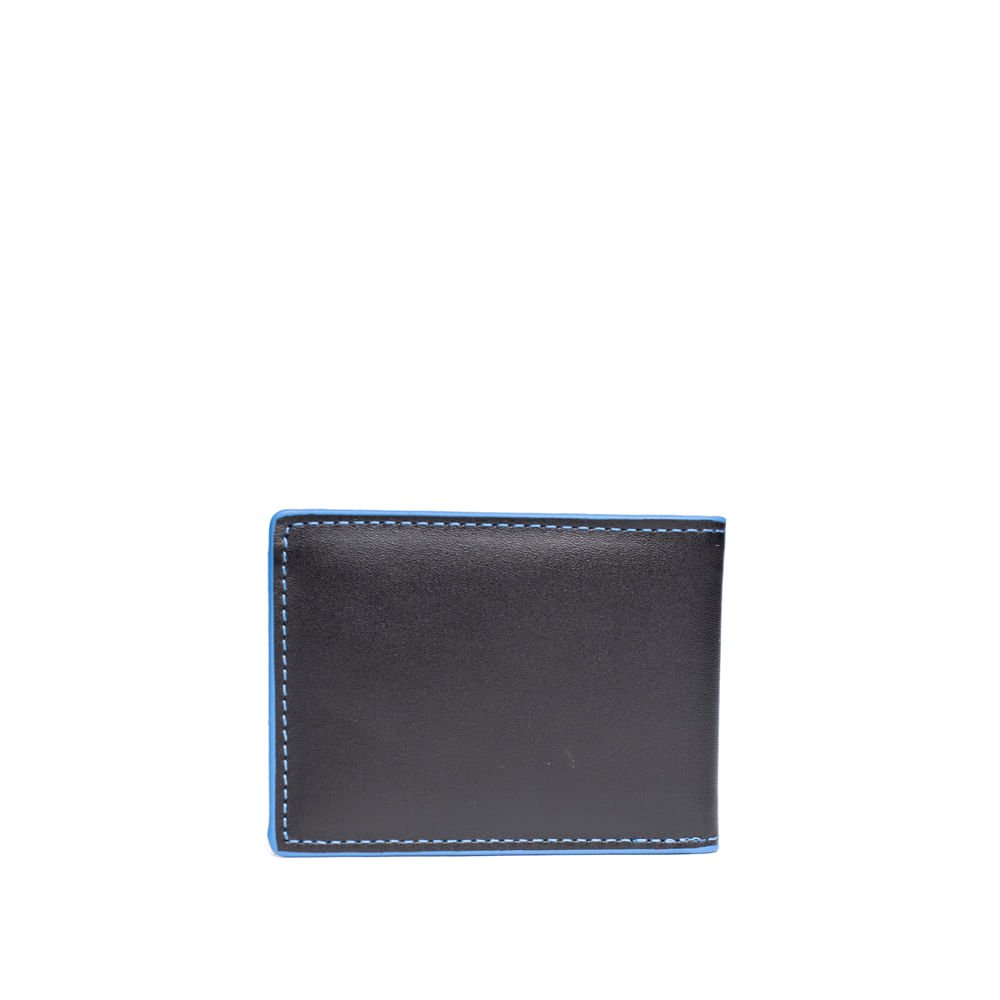 Carteira Masculina Fasolo K872033144 Couro Slim Preto Preto 2