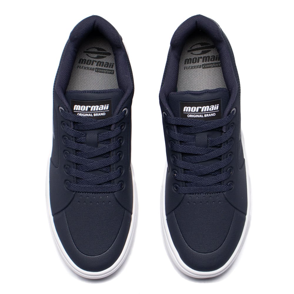 Tênis Masculino Mormaii Cyclone Casual Urbano Marinho/Branco Azul 4