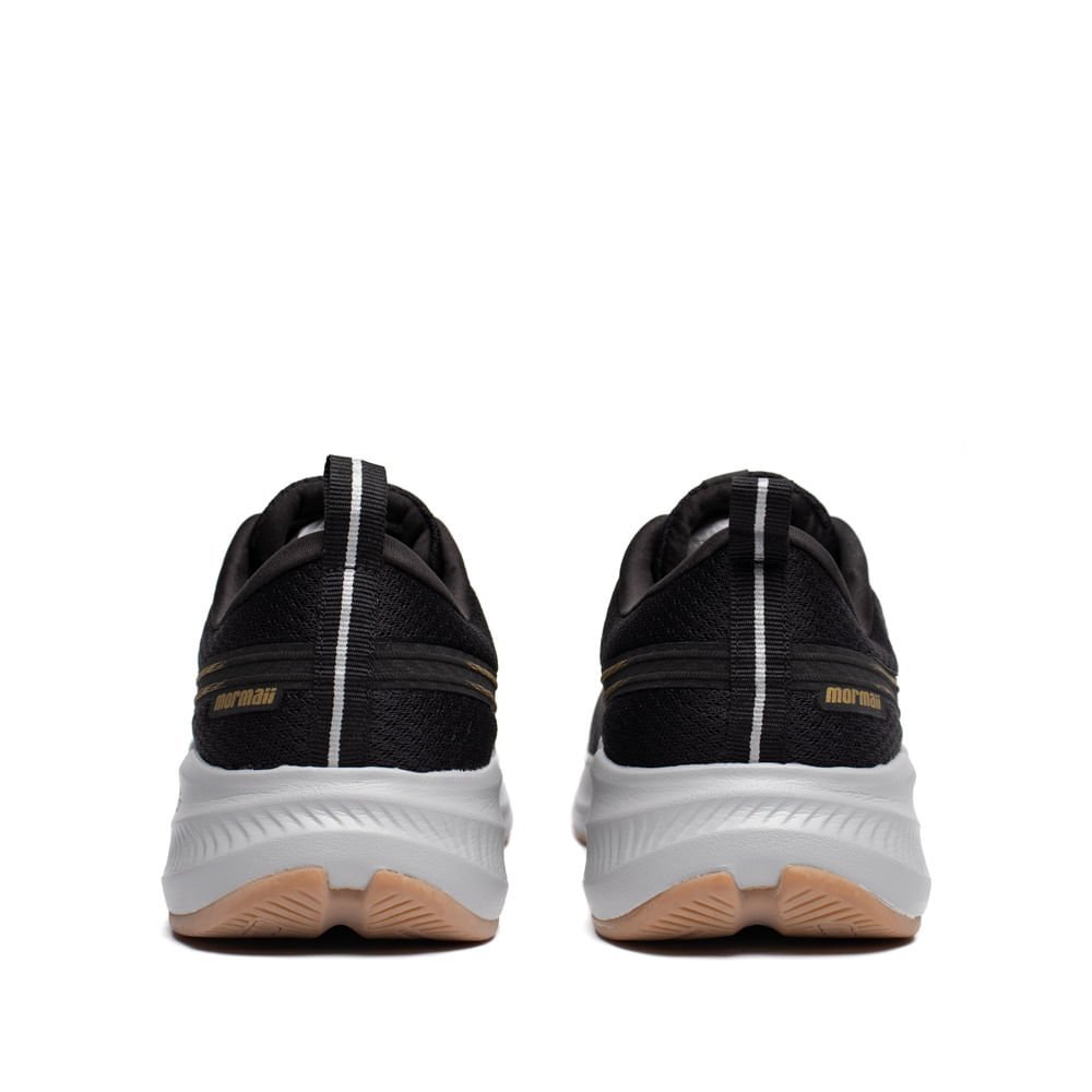 Tênis Masculino Mormaii Movii Corrida Treino Preto/Dourado Preto 3