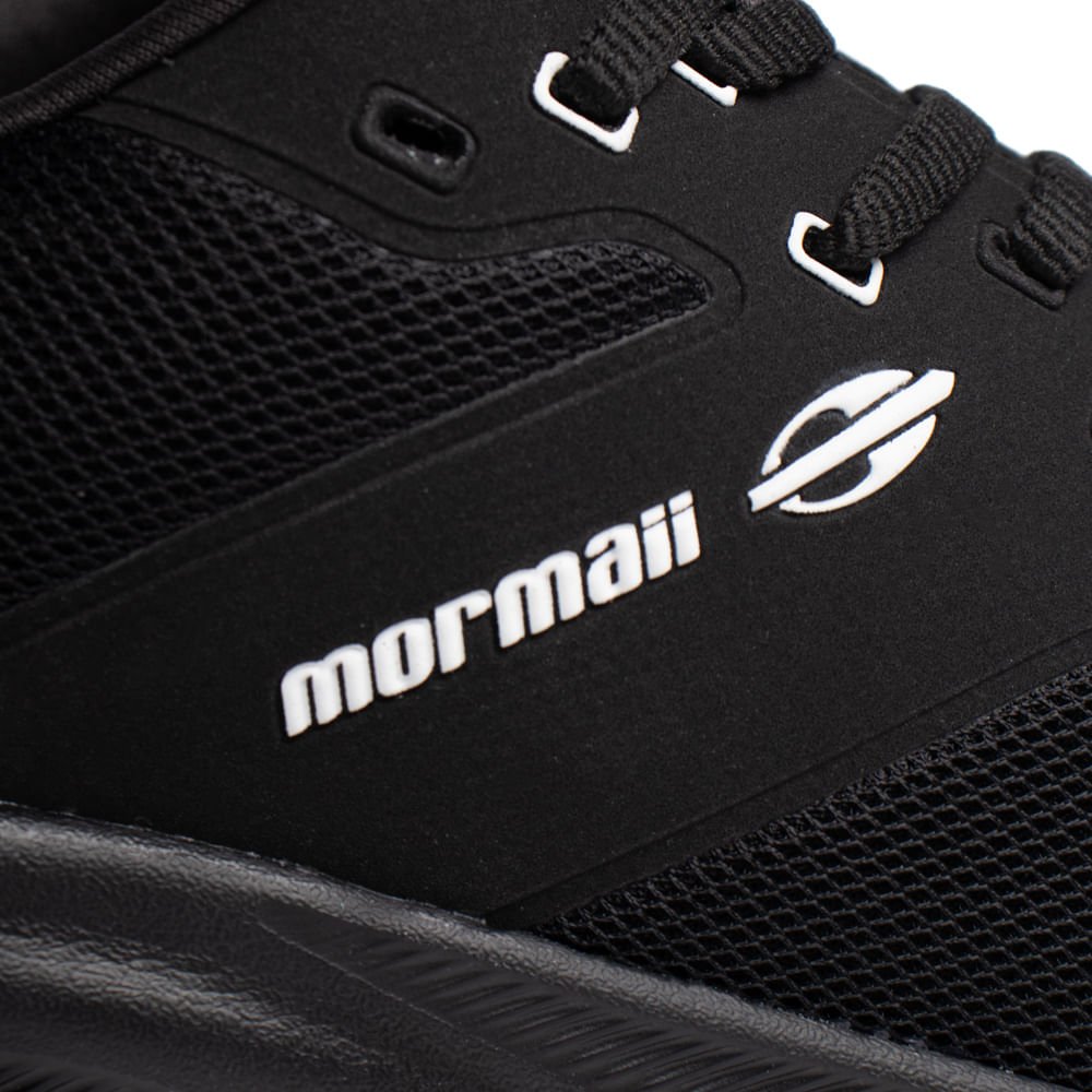 Tênis Masculino Mormaii Energy Corrida Treino Preto/Branco Preto 6