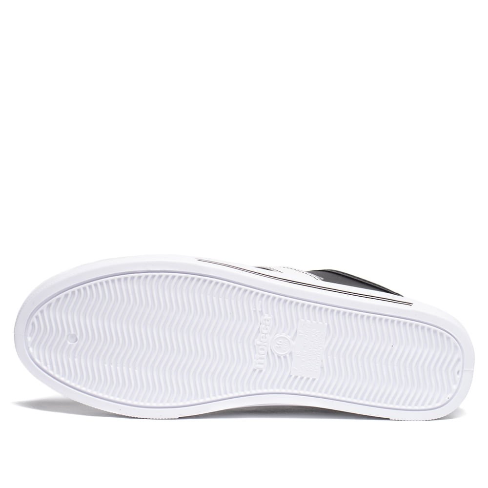 Tênis Feminino Moleca Napa Sardenha Casual Preto/Branco Preto 2