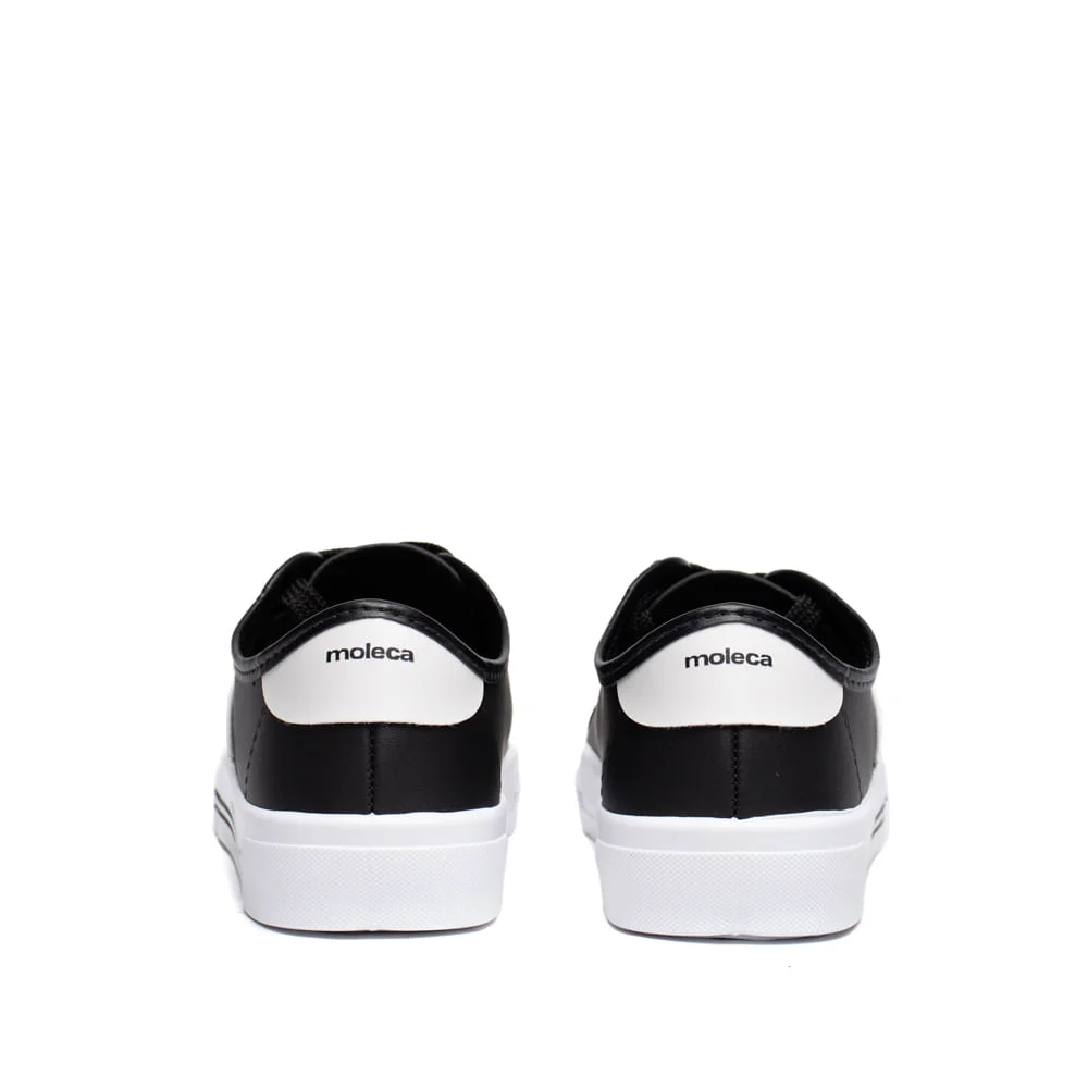 Tênis Feminino Moleca Napa Sardenha Casual Preto/Branco Preto 3