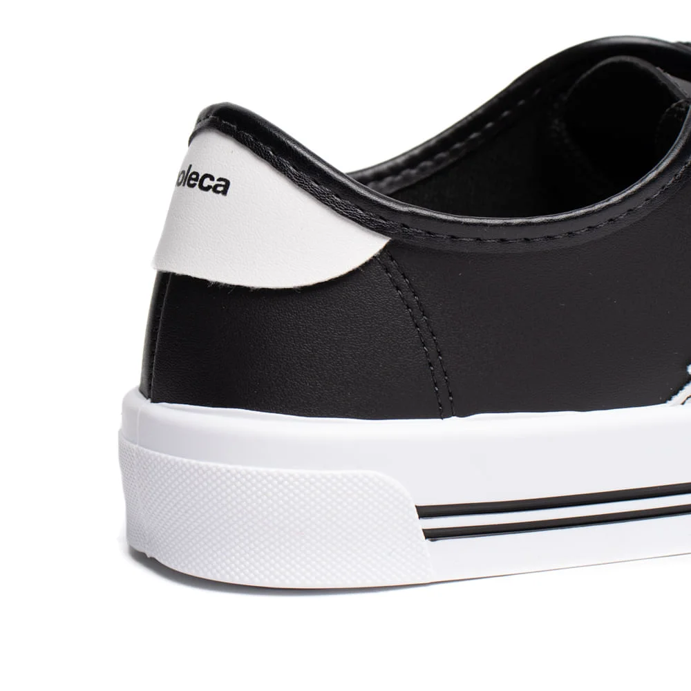 Tênis Feminino Moleca Napa Sardenha Casual Preto/Branco Preto 7