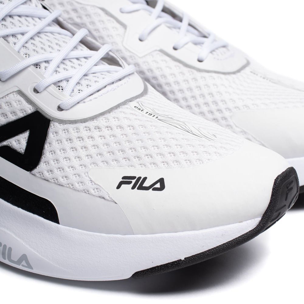 Tênis Masculino Fila Recovery Amortecimento Branco/Preto Branco 5