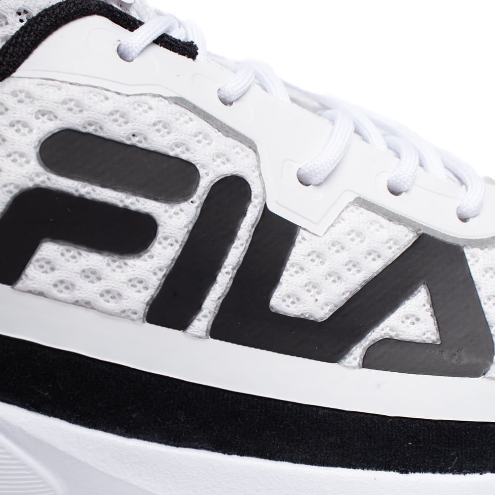 Tênis Masculino Fila Recovery Amortecimento Branco/Preto Branco 7