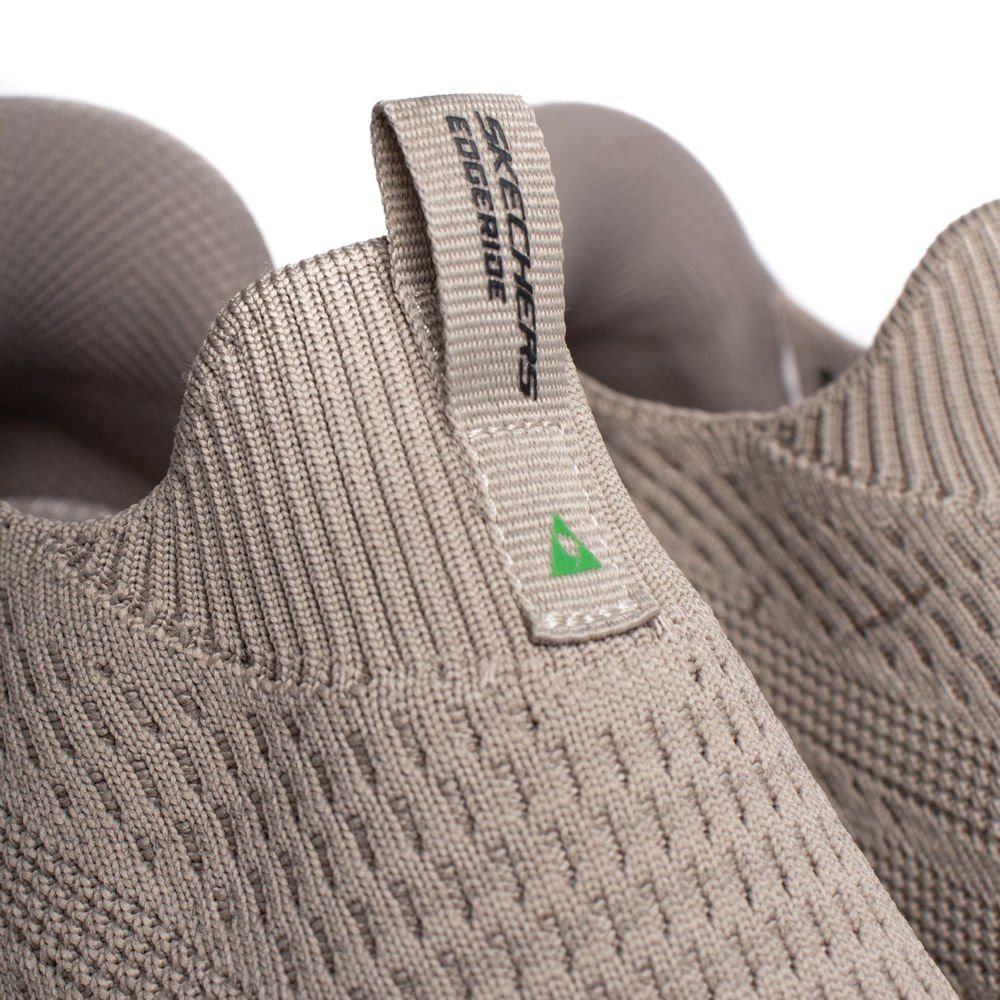 Tênis Feminino Skechers Edgeride Commissioner Slip Ins Cinza Cinza 6