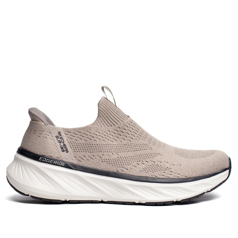 Tênis Feminino Skechers Edgeride Commissioner Slip Ins Cinza