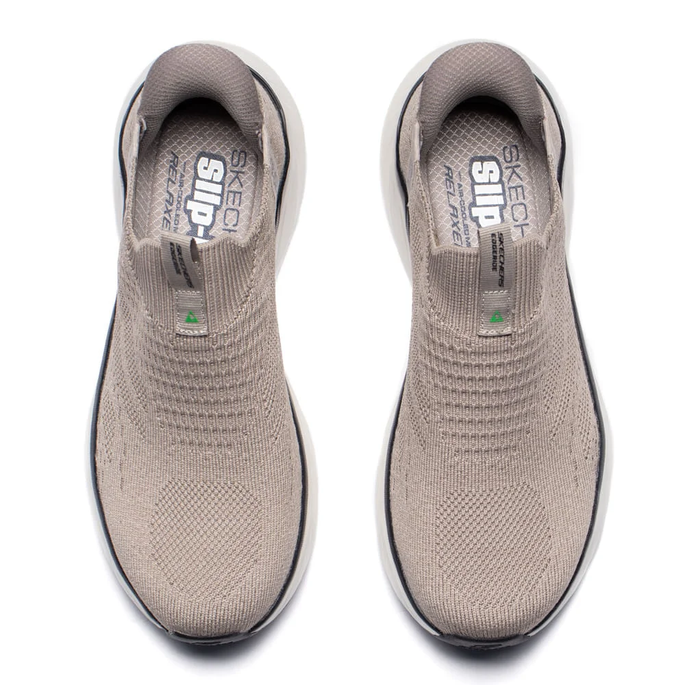 Tênis Feminino Skechers Edgeride Commissioner Slip Ins Cinza Cinza 4