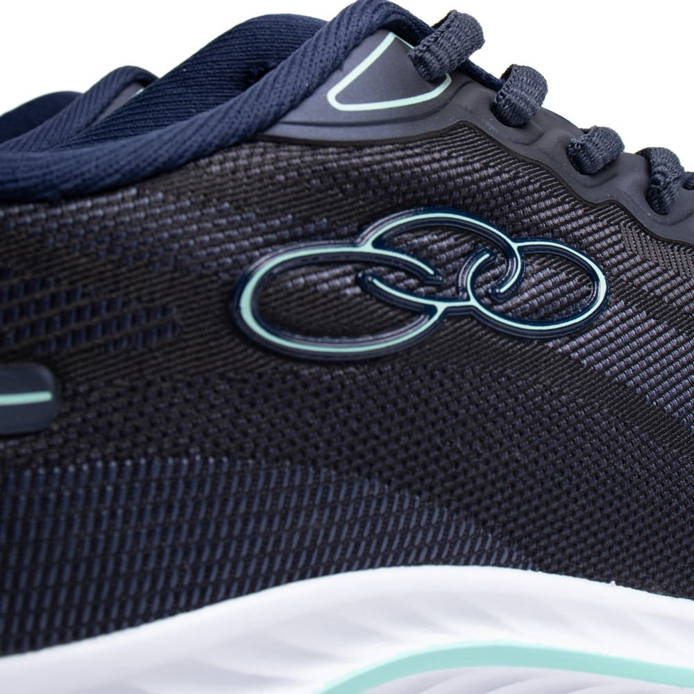 Tênis Feminino Olympikus Apolis 206 Evasense Marinho/Verde Azul Marinho 5