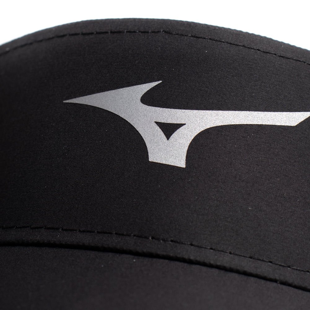 Viseira Unissex Mizuno Aero Ajustável Preto/Cinza Preto 5