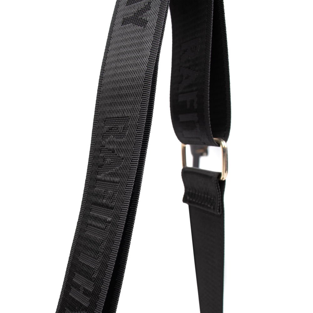 Bolsa Feminina Rafitthy Transversal Pequena Preto Preto 5