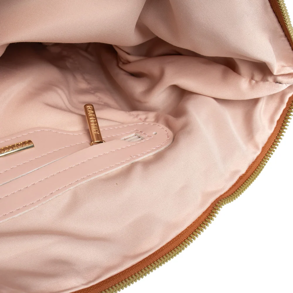 Bolsa Feminina Rafitthy Tote Grande Monograma Marrom Marrom 4