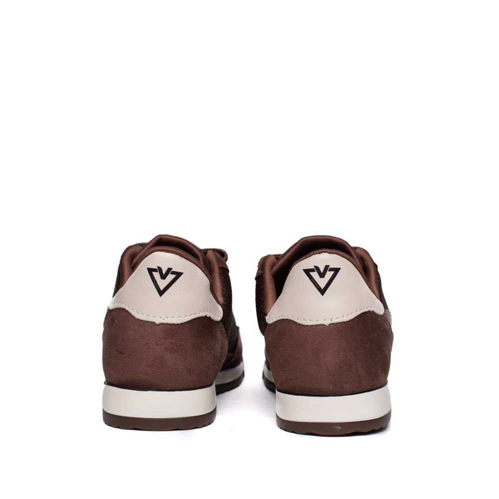 Tênis Feminino Via Marte Camurça Flatform Marrom Marrom 3
