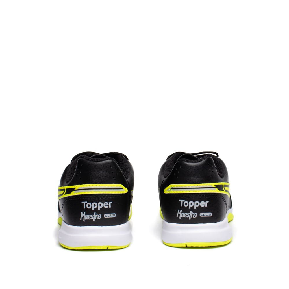 Chuteira Futsal Infantil Topper Maestro Club V Preto/Verde Preto/Verde 3