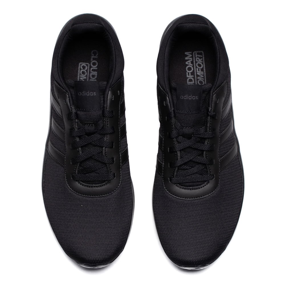 Tênis Masculino Adidas Lite Racer Cloudfoam Preto Preto 4