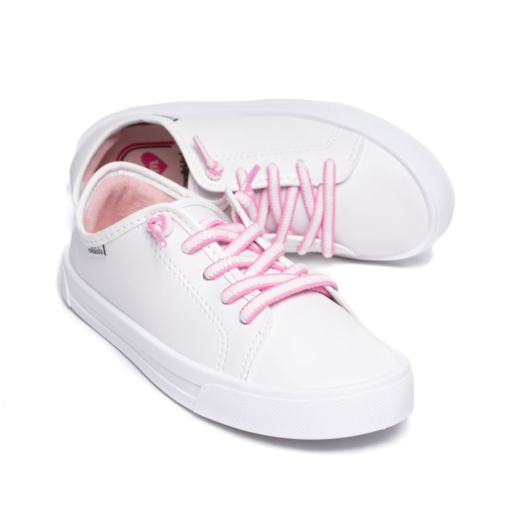 Tênis Infantil Molekinha Casual Napa Branco Branco 6