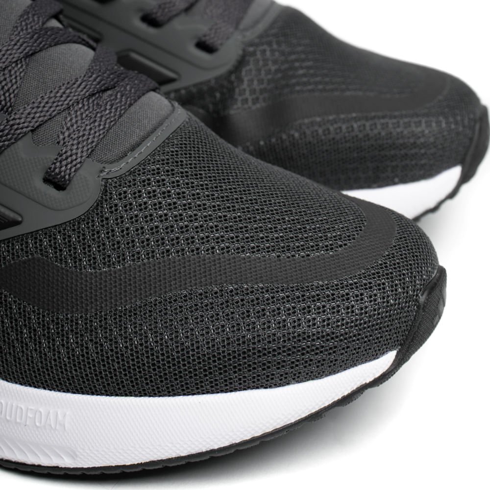 Tênis Masculino Adidas Runfalcon 5 Cloudfoam Chumbo/Preto Cinza 5