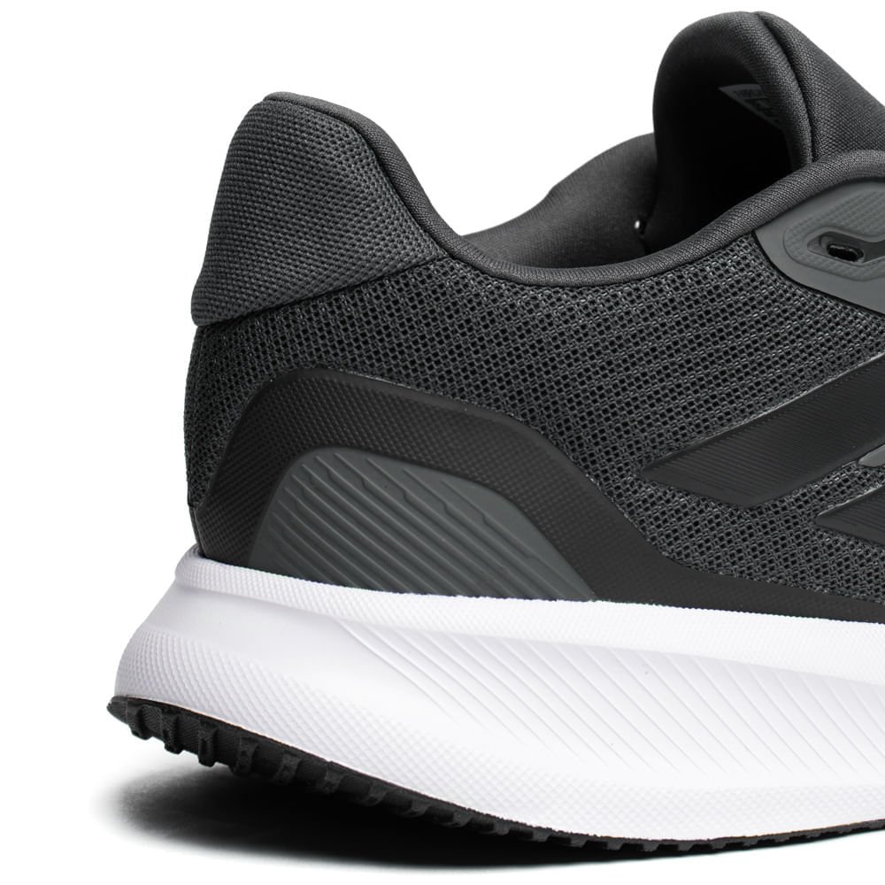Tênis Masculino Adidas Runfalcon 5 Cloudfoam Chumbo/Preto Cinza 6