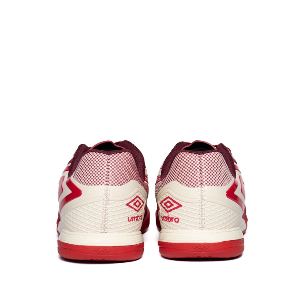 Chuteira Futsal Masculina Umbro Pro5 Bump Vermelho/Off White Vermelho 3