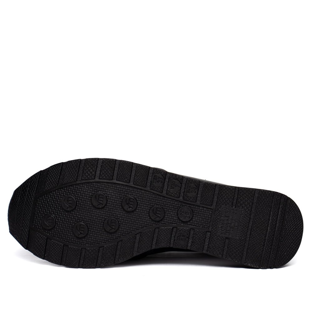 Tênis Feminino Via Marte Anabela Napa Preto/Prata Preto 2