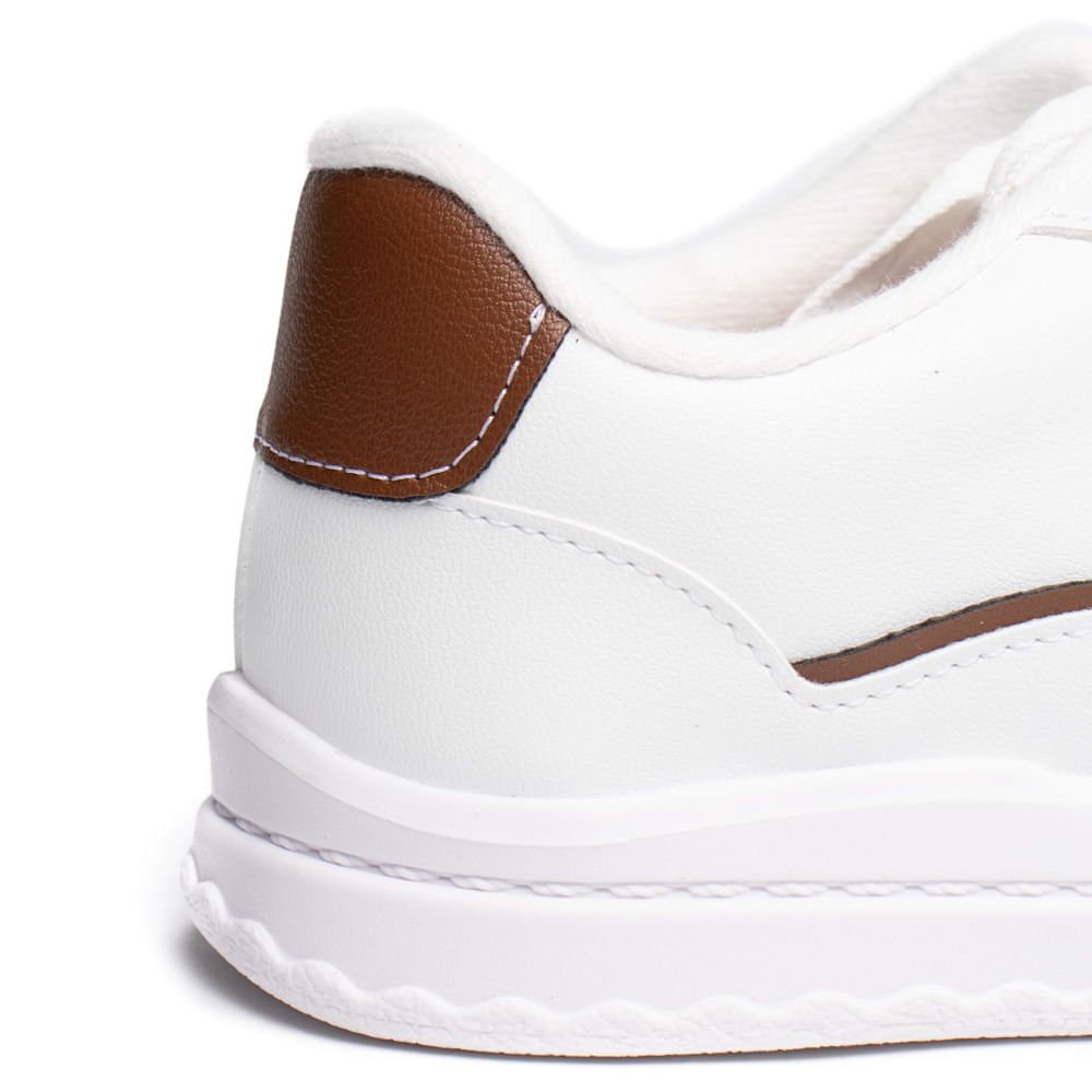 Tênis Infantil Molekinha Napa Turim Branco Branco 5