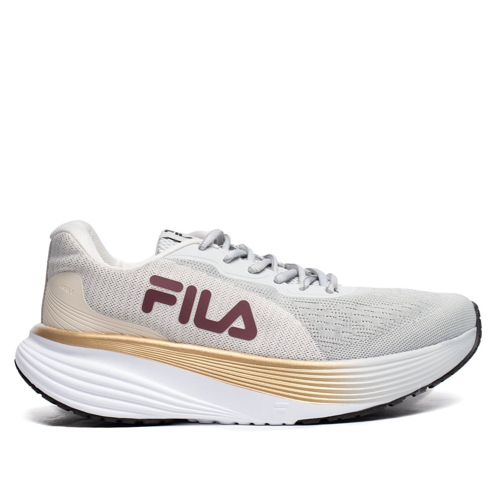 Tênis Feminino Fila Agile Treino Conforto Bege/Cinza