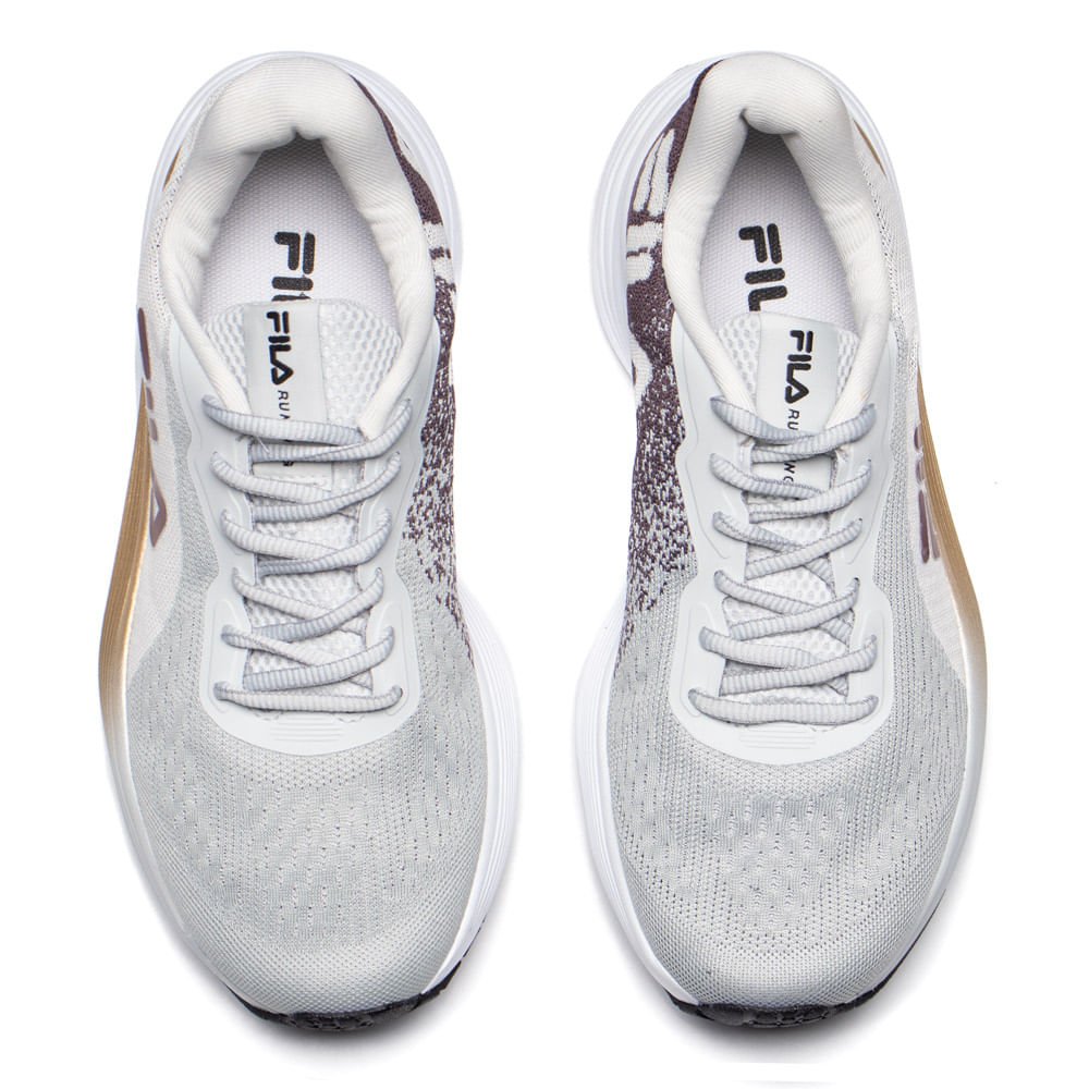 Tênis Feminino Fila Agile Treino Conforto Bege/Cinza Bege/Cinza 4