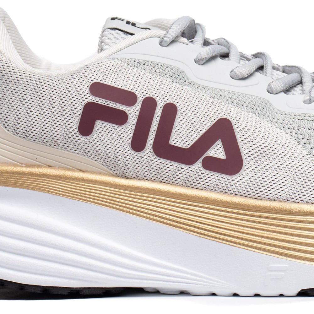 Tênis Feminino Fila Agile Treino Conforto Bege/Cinza Bege/Cinza 6