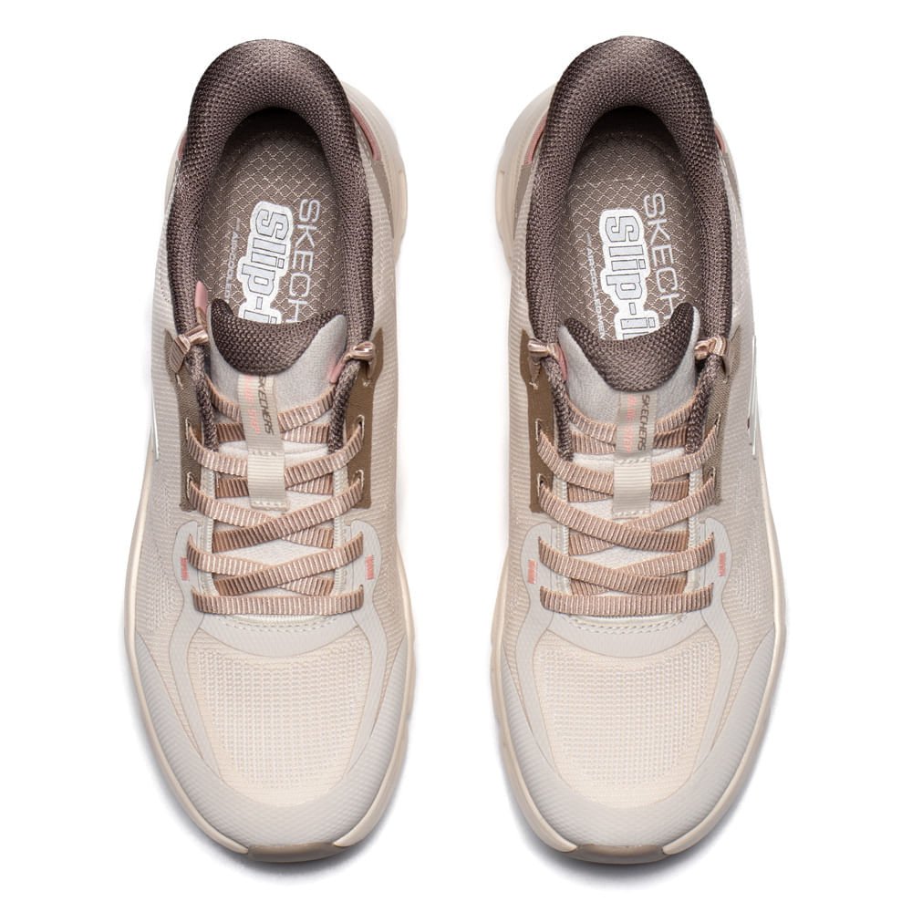 Tênis Feminino Skechers Glide-Step Pro Slip-Ins Nude/Rosa Bege 4