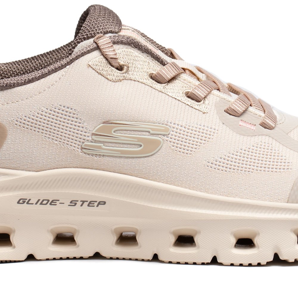 Tênis Feminino Skechers Glide-Step Pro Slip-Ins Nude/Rosa Bege 6