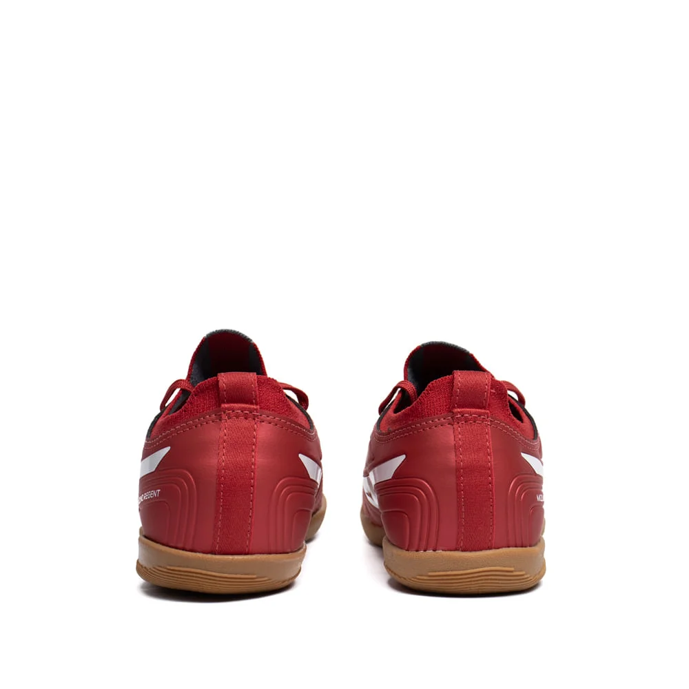 Chuteira Infantil Mizuno Regent IN JR Knit Vermelho/Branco Vermelho 3