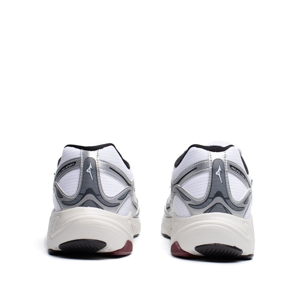 Tênis Masculino Mizuno CSD Sport Softier Foam Branco/Prata Branco/Prata 3