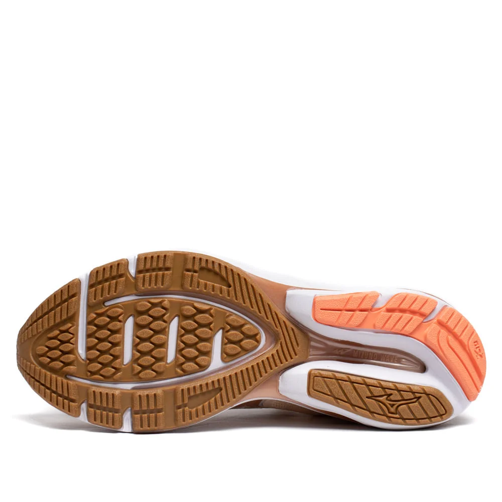 Tênis Feminino Mizuno Wave Mirai 8 Knit Off White/Bege Off White/Bege 2