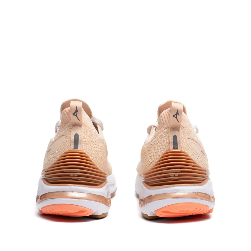 Tênis Feminino Mizuno Wave Mirai 8 Knit Off White/Bege Off White/Bege 3