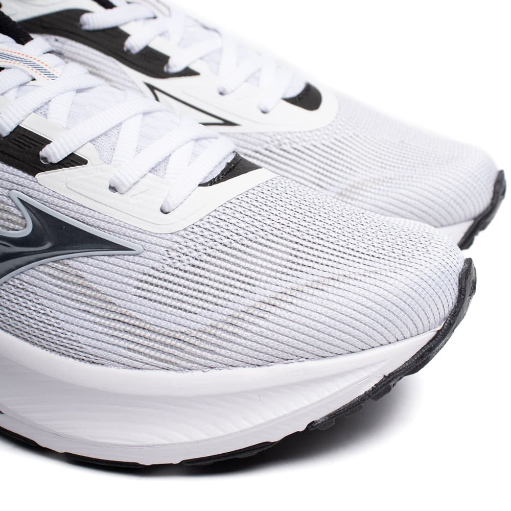 Tênis Masculino Mizuno Wave Vitality 7 Mesh Branco/Cinza Branco/Cinza 5