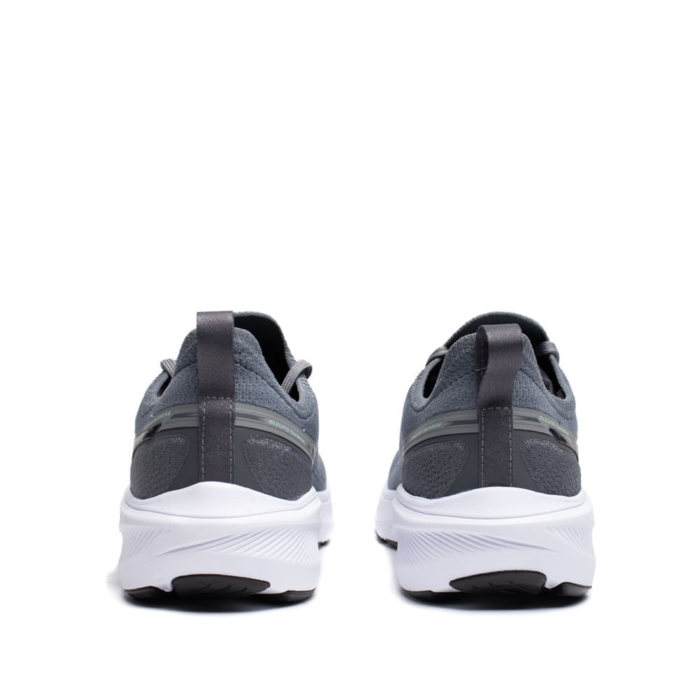 Tênis Masculino Mizuno Sunrise Wave Mesh Cinza Escuro/Verde Cinza 3