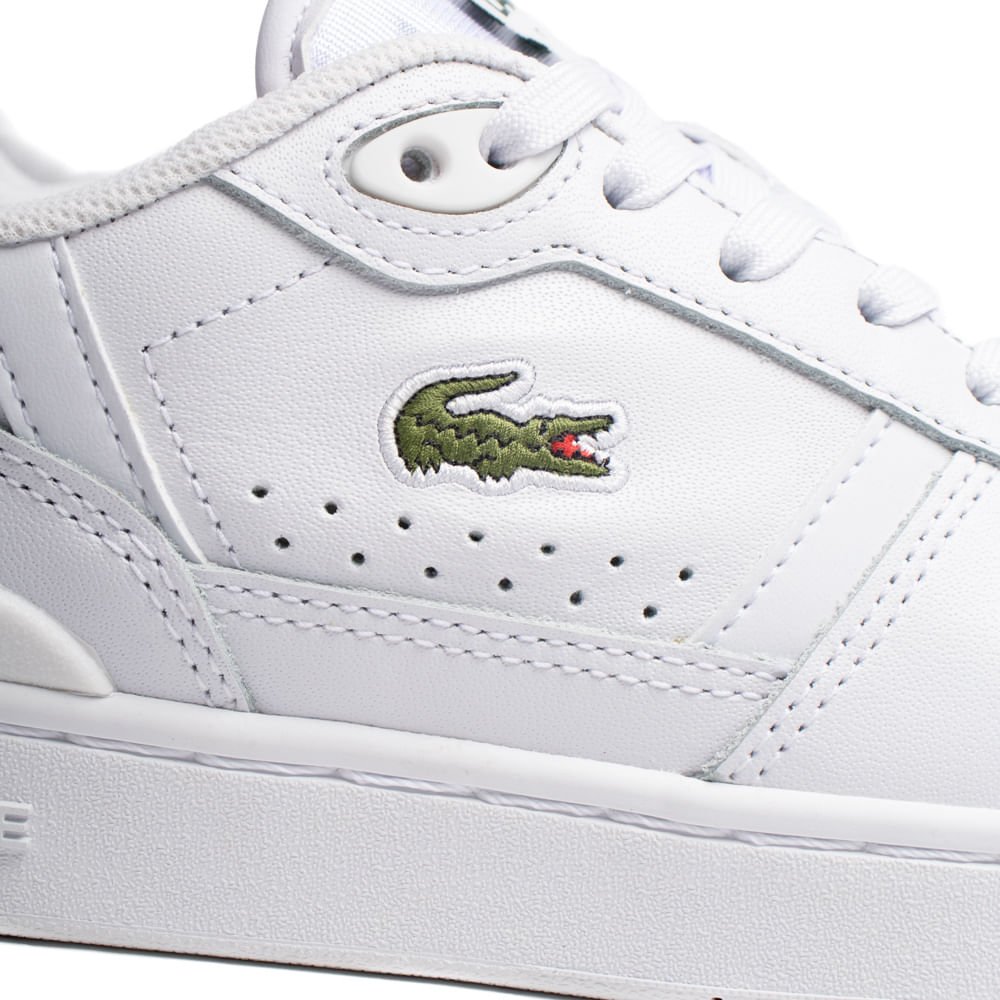 Tênis Feminino Lacoste T-Clip Set Ortholite Branco Branco 6