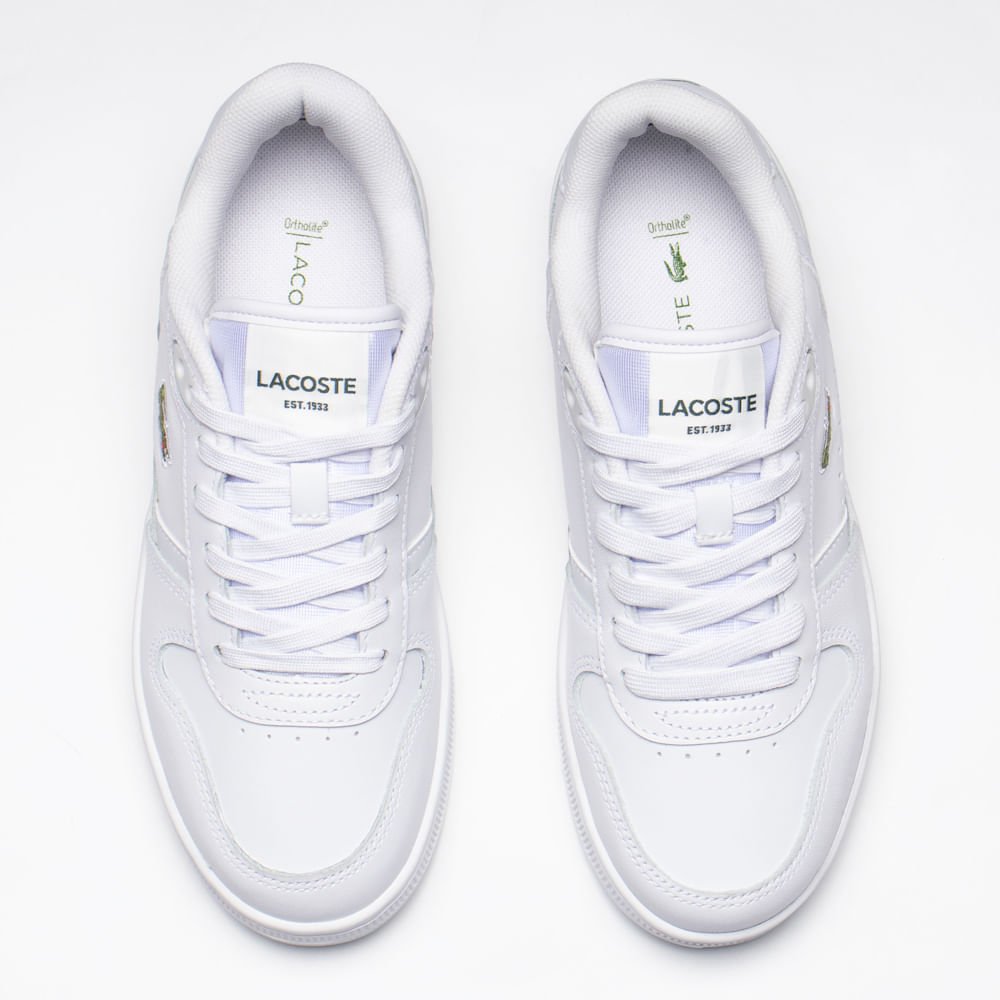 Tênis Feminino Lacoste T-Clip Set Ortholite Branco Branco 4