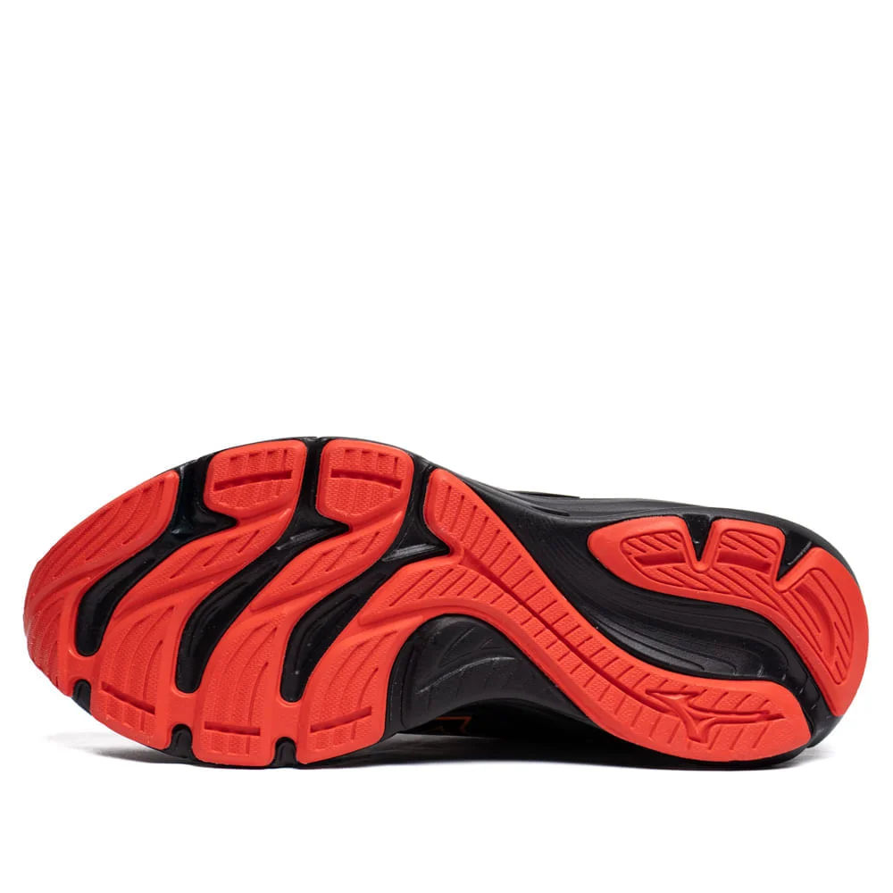 Tênis Infantil Mizuno Jet 8 Softierfoam Preto/Salmão Preto/Laranja 2