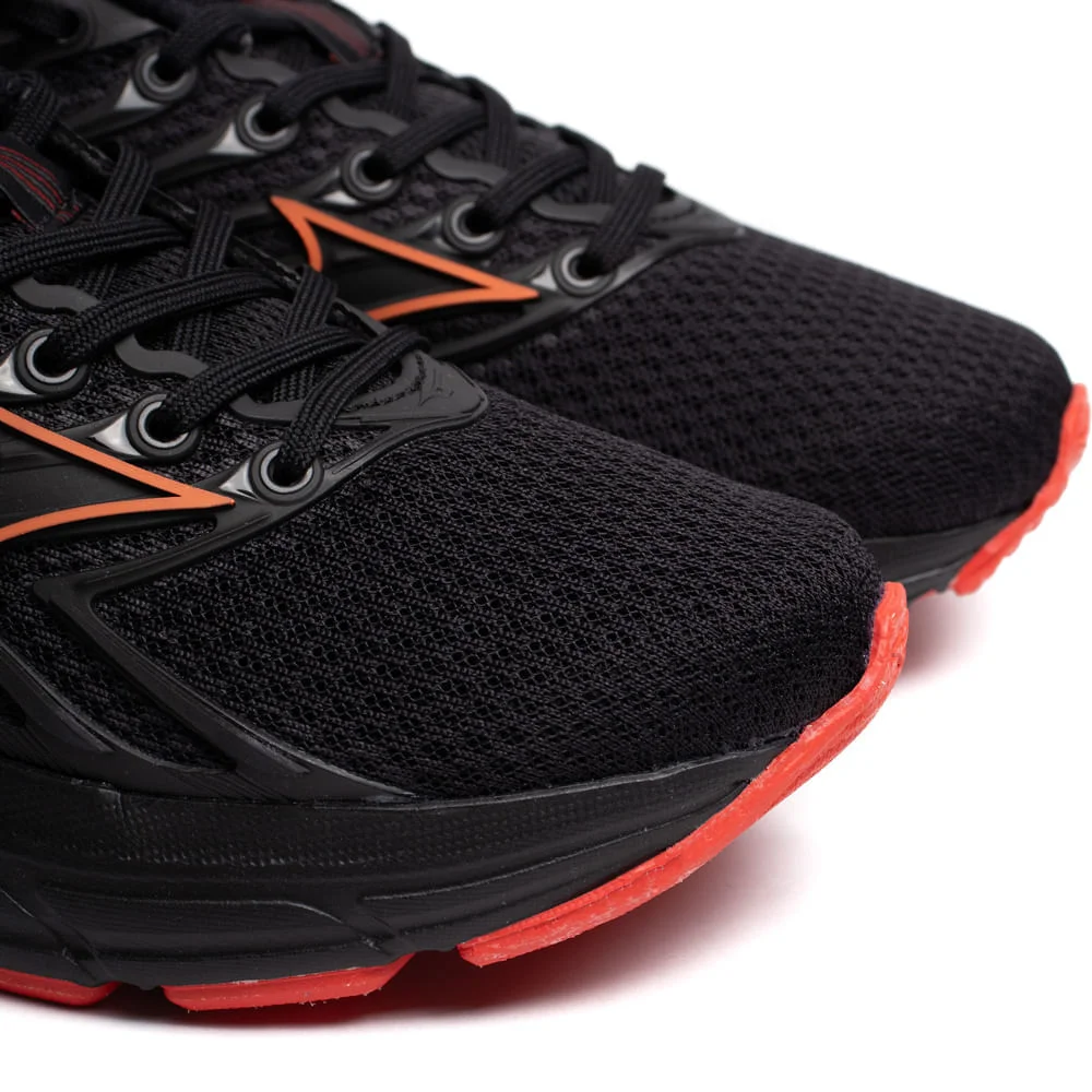 Tênis Infantil Mizuno Jet 8 Softierfoam Preto/Salmão Preto/Laranja 5