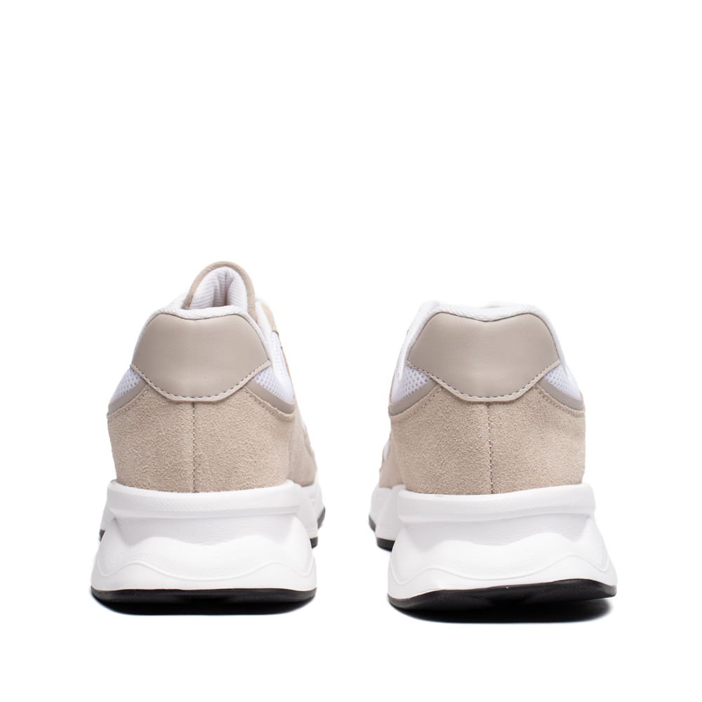Tênis Feminino Vizzano Nylon Chunky Bege/Branco Bege/Branco 3