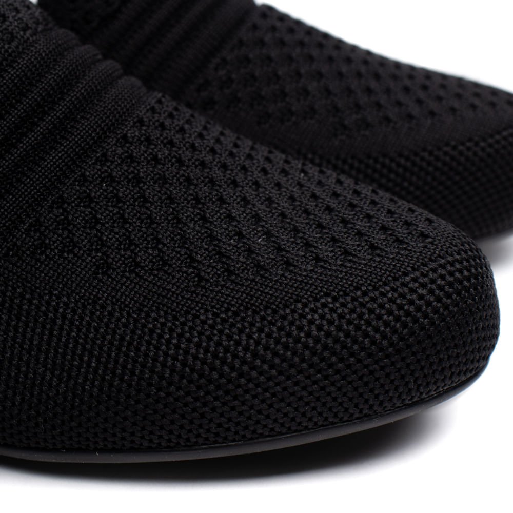 Mule Feminino Modare Knit Conforto Preto Preto 5
