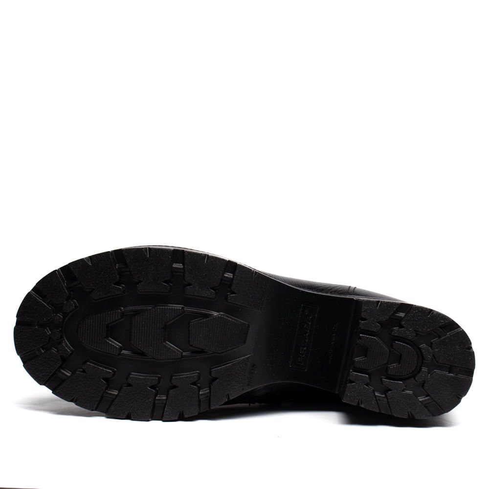 Coturno Feminino Pegada Burnished Couro Soft Touch Preto Preto 2