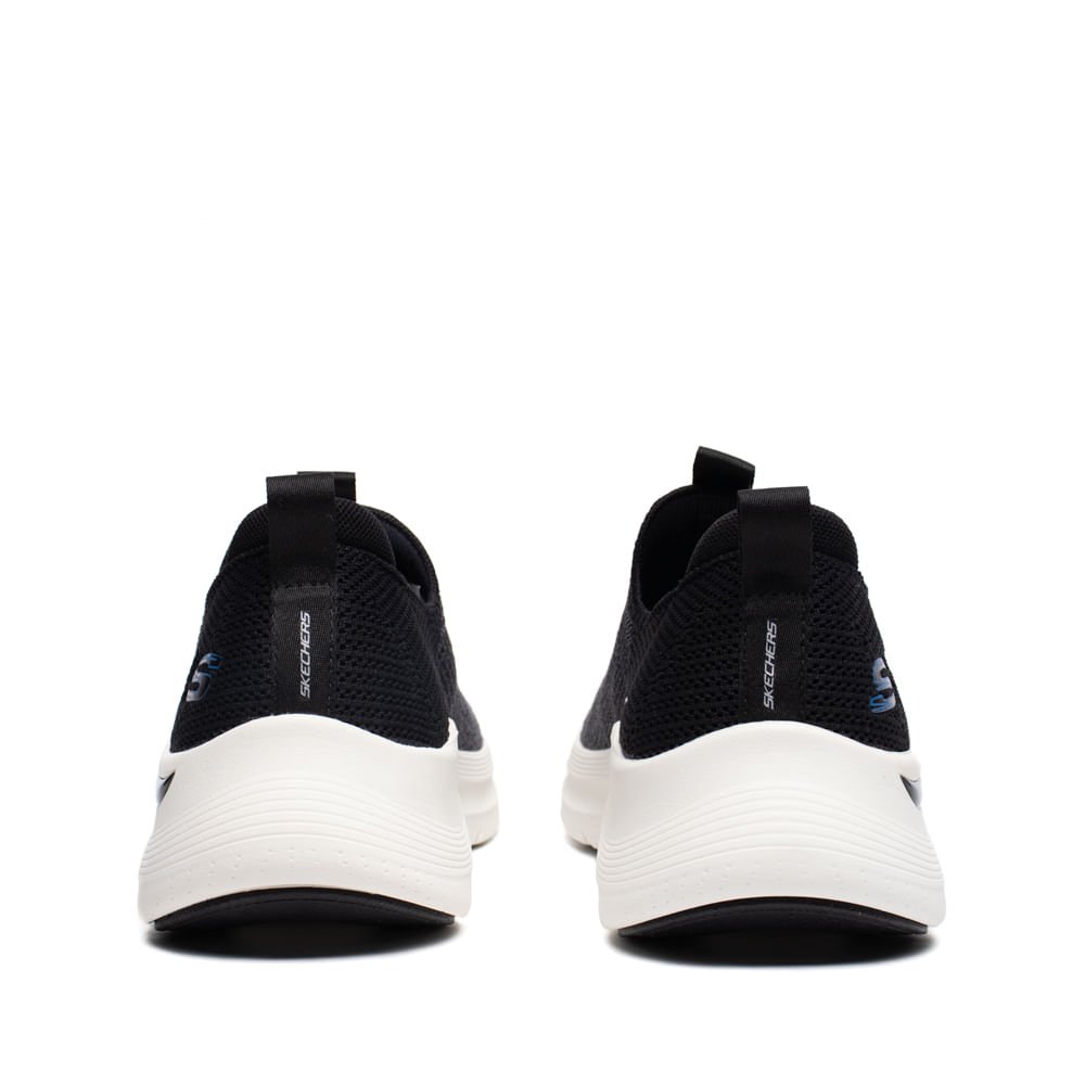 Tênis Masculino Skechers Arch Fit 2.0 Calce Fácil Preto Preto 3